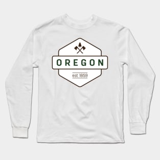 Oregon Axe Badge Long Sleeve T-Shirt